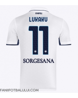 SSC Napoli Romelu Lukaku #11 Tricou Fotbal Replică 2024-25 Barbati Deplasare